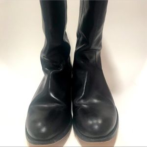 Tall pull on Frye Melissa Riding boots Black sz 11